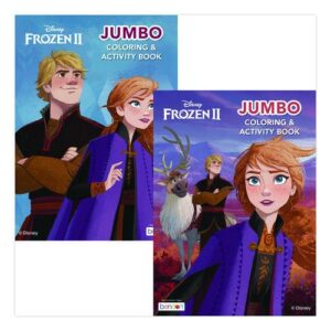 Disney Frozen 2 Jumbo Coloring and Activity Book, Ages 3 and Up, 10.75 x 7.75 Sheets, 64 Pages