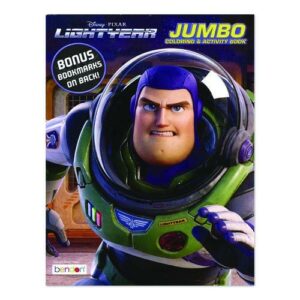 Disney Pixar Lightyear Jumbo Coloring and Activity Book, Ages 3 and Up, 10.75 x 7.75 Sheets, 64 Pages