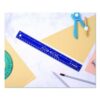 Lockermate Flexi Ruler, Standard/Metric, 12" Long, Blue - Image 3