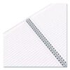 Wirebound Hardcover Notebook, 1-Subject, Narrow Rule, Gray/Purple Cover, (80) 11 x 8.5 Sheets - Image 3