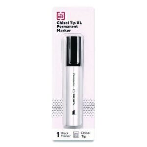 XL Permanent Marker, Extra-Broad Chisel Tip, Black