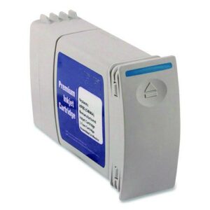 Remanufactured Cyan High-Yield Ink, Replacement for 80 (C4846A), 350 mL