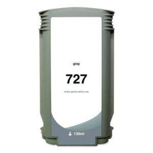 Compatible Gray Ink, Replacement for 727 (B3P24A), 130 mL