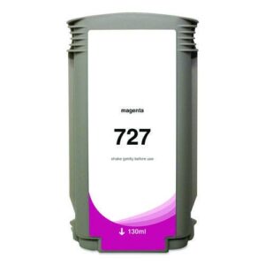 Compatible Magenta Ink, Replacement for 727 (B3P20A), 130 mL