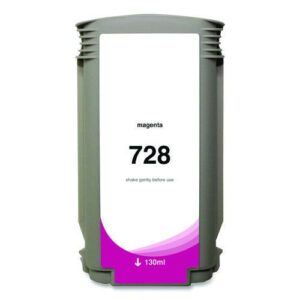 Compatible Magenta Ink, Replacement for 728 (F9J66A), 130 mL
