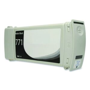 Remanufactured Matte Black Ink, Replacement for 771 (CE037A, B6Y15A) 775 mL