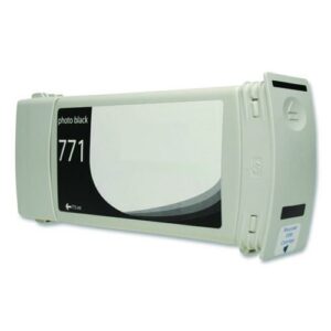 Remanufactured Photo Black Ink, Replacement for 771 (CE043A, B6Y21A), 775 mL