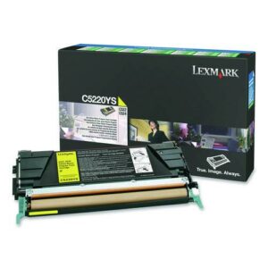 C5220YS Return Program Toner, 3,000 Page-Yield, Yellow