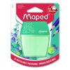 Shaker Two-Hole Canister Pencil Sharpener, 3.74 x 1.02 x 4.92, Randomly Assorted Color