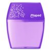 Shaker Two-Hole Canister Pencil Sharpener, 3.74 x 1.02 x 4.92, Randomly Assorted Color - Image 3