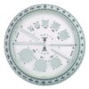 360 Degree Angle and Circle Maker 2-in-1 Protractor and Compass Tool, 2" Ruler Edge, Plastic, Randomly Assorted Color - Image 2