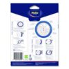 360 Degree Angle and Circle Maker 2-in-1 Protractor and Compass Tool, 2" Ruler Edge, Plastic, Randomly Assorted Color - Image 5