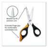 Ultimate Precision Soft Grip Multipurpose Scissors, 5.75" Long, 3" Cut Length, Straight Black/Orange Handle - Image 3