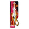 Ultimate Soft Grip Multipurpose Scissors, 8.25" Long, 4.5" Cut Length, Straight Orange/Black Handle - Image 2
