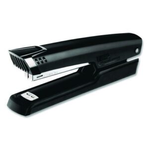 Essentials Metal Full Strip Stapler and Remover Combo, 25 Sheet Capacity, Black