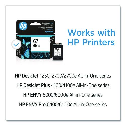 HP 67, (3YM56AN) Black Original Ink Cartridge - Image 2