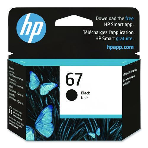 HP 67, (3YM56AN) Black Original Ink Cartridge