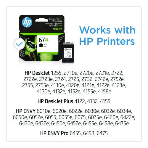 HP 67XL, (3YM57AN) High-Yield Black Original Ink Cartridge - Image 2