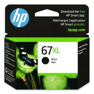 HP 67XL, (3YM57AN) High-Yield Black Original Ink Cartridge