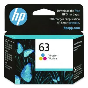 HP 63, (F6U61AN) Tri-Color Original Ink Cartridge