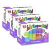 Kwik Stix Tempera Paint Set, 12 Assorted Colors, 72 Paint Sticks/Pack, 3 Packs/Carton