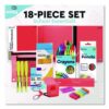 Back to School Supplies Kit for Grades K-5, Red - Image 7