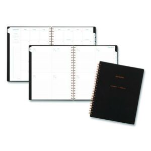 Signature Collection Weekly/Monthly Planner, 11 x 8.5, Black Cover, 12-Month (Jan-Dec): 2026