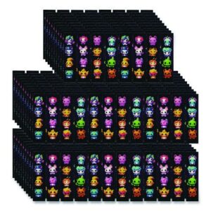 Zen Strips, Sandy Cuties, Purple/Multicolor, 80/Carton