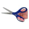 Titanium Bonded Scissors, 8" Long, 3.5" Cut Length, Straight Navy Handle - Image 3