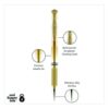 Signo Impact Gel Pen, Stick, Bold 1 mm, Assorted Metallic Ink and Barrel Colors, 3/Pack - Image 3