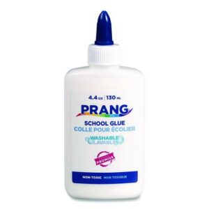 Washable Liquid White School Glue, 4.4 oz, Dries Clear