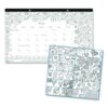 Monthly Desk Pad Calendar, DoodlePlan Coloring Pages, 17.75 x 10.88, Black Binding, Clear Corners, 12-Month (Jan-Dec): 2025 - Image 2