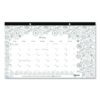 Monthly Desk Pad Calendar, DoodlePlan Coloring Pages, 17.75 x 10.88, Black Binding, Clear Corners, 12-Month (Jan-Dec): 2025