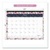 Monthly Desk Pad Calendar, Floral Artwork, 22 x 17, Black Binding, Clear Corners, 12-Month (Jan-Dec): 2025 - Image 2