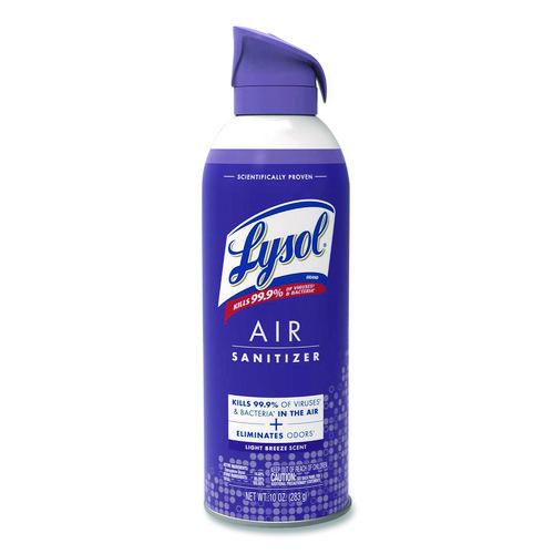 Air Sanitizer Spray, Light Breeze, 10 oz Aerosol Spray