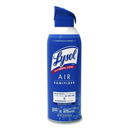 Air Sanitizer Spray, White Linen Scent, 10 oz Aerosol Spray