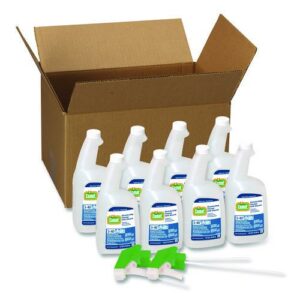 Disinfecting Cleaner with Bleach, Fresh Scent, 32 oz Bottles, 8 Bottles and 2 Trigger Sprayers/Carton