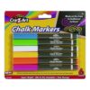 Chalk Markers, Assorted Colors, 6/Pack