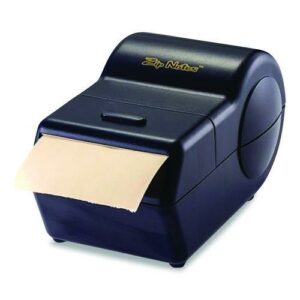 Administrator Dispenser, For 3 x 3 Pads, Black, Includes 150 ft Roll of Sticky Paper and 2 AA Batteries