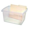 Storage Bins, with Snap-On Lid, 4 gal, 11.25 x 13.53 x 7.87, Translucent, 6/Pack - Image 6