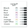 Signo 207 Gel Pen, Retractable, Medium 0.7 mm, Assorted Ink and Barrel Colors, 8/Pack - Image 4