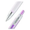 Signo 207 Breast Cancer Awareness Gel Pen, Retractable, Medium 0.7 mm, Black Ink, Translucent Pink/White Barrel, 2/Pack - Image 2