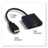 HDMI to VGA Adapter, 6", Black - Image 4
