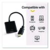 HDMI to VGA Adapter, 6", Black - Image 5