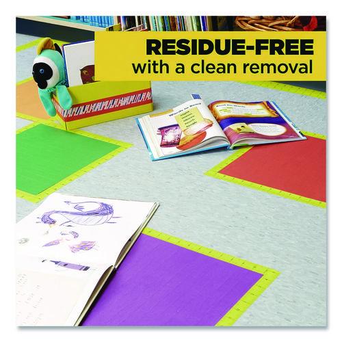 Expressions Masking Tape, 3" Core, 0.94" x 20 yds, Red, Green, Yellow, 3 Rolls/Pack - Image 3