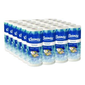 Premiere Kitchen Roll Towels, 1-Ply, 11 x 10.4, White, 70/Roll, 24 Rolls/Carton