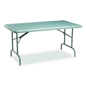 IndestrucTable Industrial Folding Table, Rectangular, 60" x 30" x 29", Charcoal