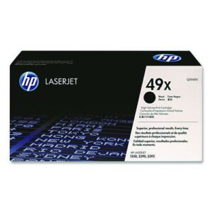 HP 49X, (Q5949X) High-Yield Black Original LaserJet Toner Cartridge