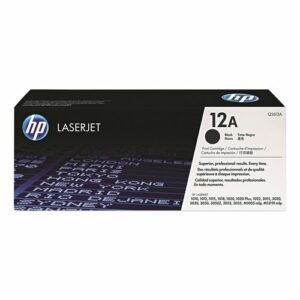 HP 12A, (Q2612A) Black Original LaserJet Toner Cartridge