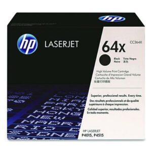 HP 64X, (CC364X) High-Yield Black Original LaserJet Toner Cartridge